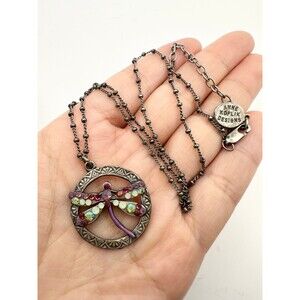 Anna Koplik Designs dragonfly pendant necklace 18”